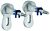 GROHE Rapid SL 3855800M wall brackets
